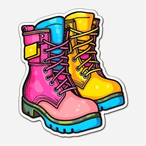 Sticker Pride Rainbow LGBTQ2+ Pansexual Pride Flash