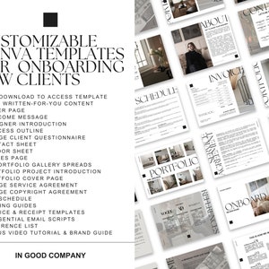 Interior Design Client Onboarding Process/ Guide Canva Template ...