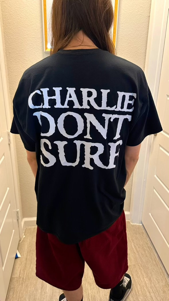 Custom Charlie Don't Surf T-shirt - Etsy