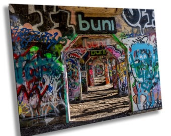 Philadelphia Graffiti Pier: Djärva och färgglada konstnärliga designer för heminredning