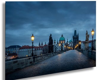 Impresión del Puente de Carlos de Praga: Sunrise Fine Art Travel Decor