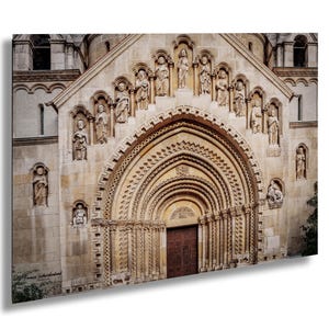 Jesus and His Apostles Protecting Vajdahunyad Castle Budapest, Romanesque Portal Jak, European Sacred Art Home Decor