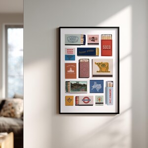 Austin Texas Vintage Matchbook Poster Print image 4