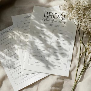 Bridal Charades game