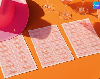 ダーティーシャレード - 独身パーティーゲーム、ブライダルシャワーゲーム、結婚式ゲーム、印刷可能なゲーム、結婚式シャレード、ヘンパーティーゲーム
