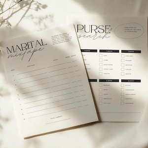 Marital mixtape and Purse Search