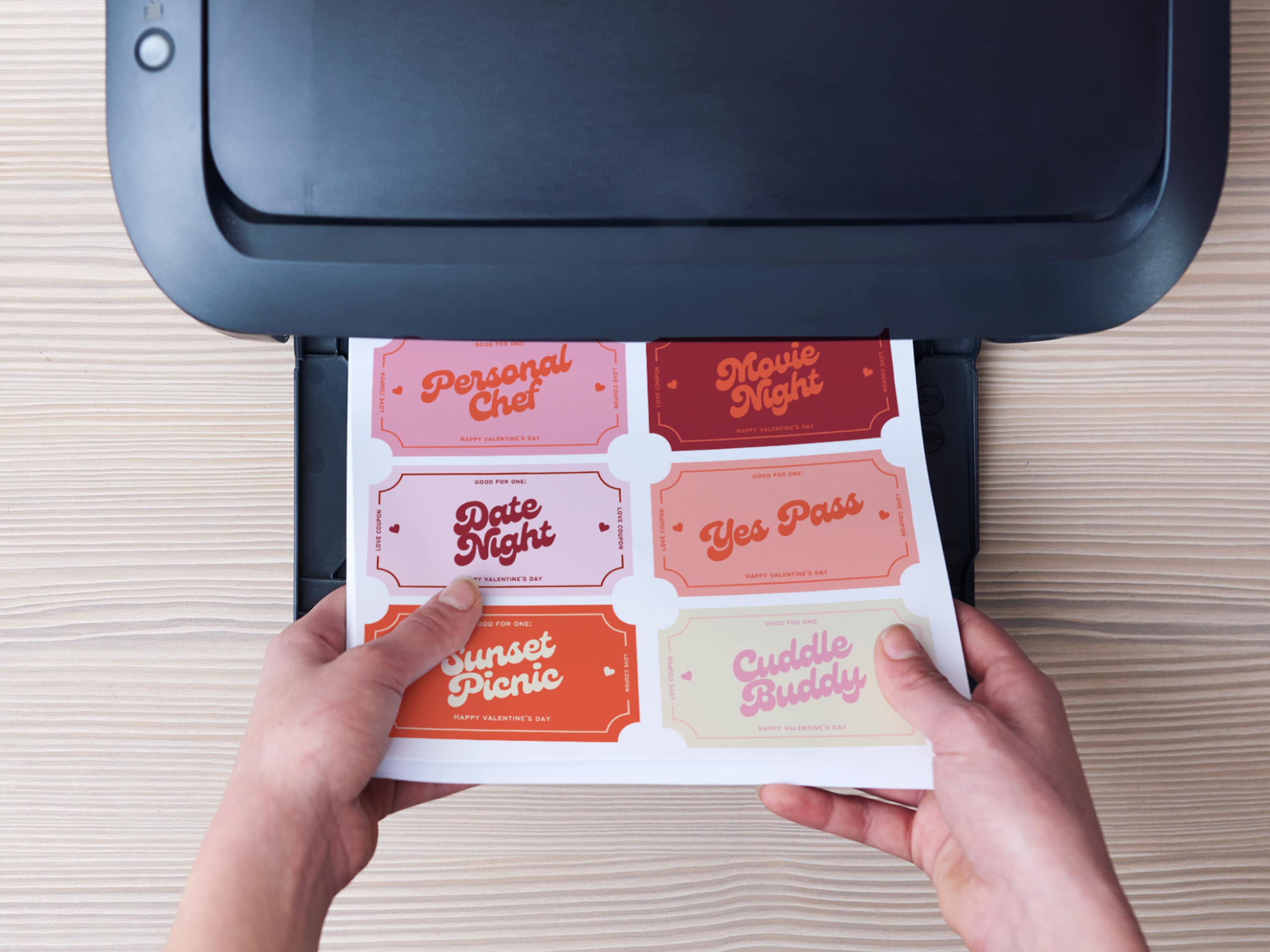 Love Coupons, Printable Gift for Girlfriend or Boyfriend, Diy Valentine ...