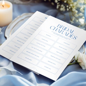 Bridal Charades - Bridal Shower Game, Wedding Shower Games, Printable ...