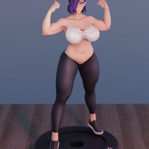Plus-Sized Elf – Oga | Resin Figur Fanart Statue Modell