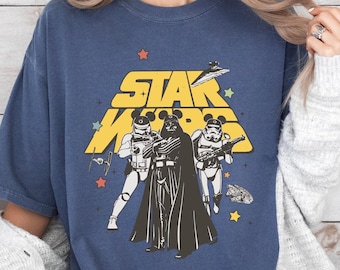 Vintage Star Wars Comfort Colors Shirt, Star Wars Shirt, Starwars Disneyland Shirt, Disney Family Shirt 182342