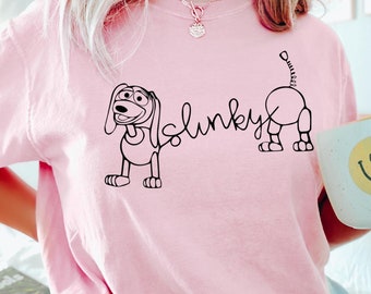 Toy Story, Slinky Dog Shirt, Toy Story Slinky Dog, Toy Story Slinky Dog Shirt, Toy Story Slinky Tshirt, Family Matching Shirt, 182237