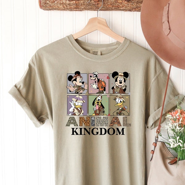 Disney Animal Kingdom Shirt, Comfort Colors Shirt, Disney Family Vacation 2024, Walt Disney World, Disney Land, Gifts for Kids, Mickey