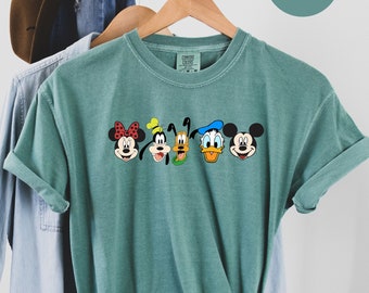 Mickey and Friends Shirt, Comfort Colors Shirts, Mickey Mouse Shirt, Disney World Shirt, Mickey and Minnie, Disney Shirts, Mickey Mouse