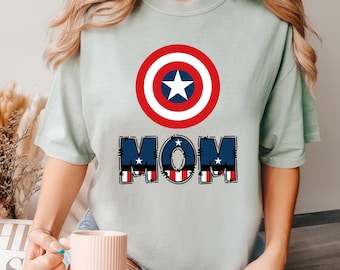 Captain America Shirt, Personalized Captain America Shirt, Customize Captain America Shirts, Custom Captain America, Comfort Colors 181597