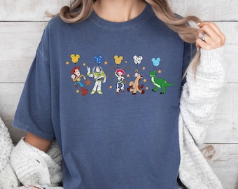 Toy Story Shirt, Comfort Colors Disney Shirt, Toy Story Family Shirt, Disney Woody Buzz Jessie Bullseye Rex Shirt, Disney Trip Shirt 181952
