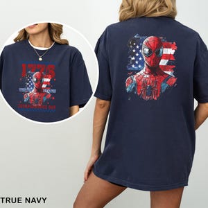 1776 United States Independence Day Shirt, Comfort Colors, Spider-Man Shirt,Patriotic Superhero Tee, Fourth of July USA Graphic Shirt 186614 image 13