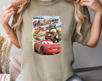 Disney Cars Radiator Springs Shirt, Comfort Colors Shirt, Disney Lightning McQueen Shirt, Disney Cars Shirt, Disney Mater Shirt 181327