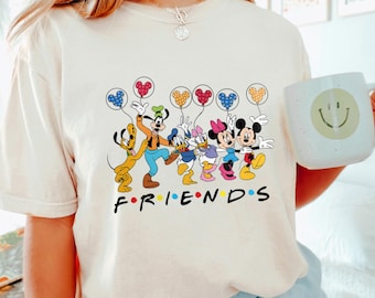 Mickey And Friends Balloon Shirt, Comfort Colors Shirt, Mickey Squad Balloon Shirt, Disneyland Shirt, Disneyland Vacation Shirt 182506
