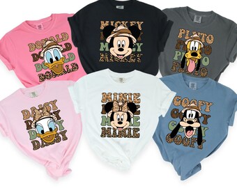 Custom Disney Animal Kingdom Shirt, Comfort Colors Shirt, Mickey Minnie Donald Daisy Pluto Goofy Shirt, Animal Kingdom Trip Shirt 182135