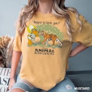 Disney Animal Kingdom Shirt, Comfort Colors Shirt, Disney Family Vacation 2024, Disney World, Disney Land, Tigger, Is That You? 181504