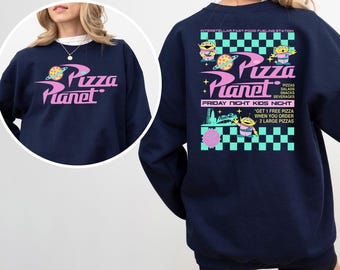 Pizza Planet Toy Story Sweatshirt, Disney Aliens Sweatshirt, Pizza Planet Hoodie,Toy Story Family Hoodie, Funny Disney Pizza Crewneck 183542