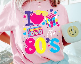 I Love The 80'S Shirt, Comfort Colors 80S Shirt, 80S Party Shirt, 80S Trip Shirt, 80S Group Shirt, Retro 80S Shirt 181452