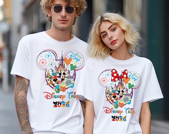 Disney Family Shirt 2026, Comfort Colors Shirt, Disney Vacation Shirt, Disneyworld Shirt, Disney Family 2026 Trip Tee, Disney Shirts 182627