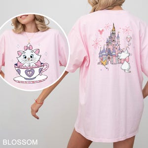 Marie Cat Tea Cup Party Shirt, Comfort Colors Shirt, The Aristocats Disney Castle Shirt, Disney Family Tee, Disneyland Cat Lady Tee 182898