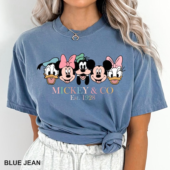 Retro Disney Mickey and Co Shirt, Comfort Colors Christmas Shirt, Disney Mickey Shirt, Disney Friends Shirt, Disney Trip Shirt, 182280