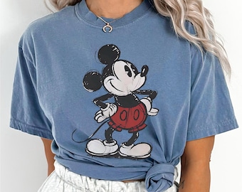 Disney Mickey and Minnie Mouse Classic Shirt, Comfort Colors, Disney Couples Shirt, Mickey and Friends Shirt, Disneyland Matching Tee 182937