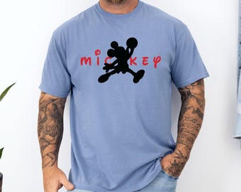 Mickey Jordan Shirt, Comfort Colors, Mickey Basketball Shirt, Basketball Lover Tee, Disney Basketball Player Shirt, Mickey Sports Tee 183543