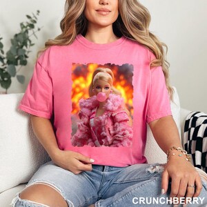 Crazy Fire Doll Face Meme Shirt, Comfort Colors, Fire Funny Doll Shirt, Viral Internet Shirt, Sarcastic Doll Face Shirt 186082