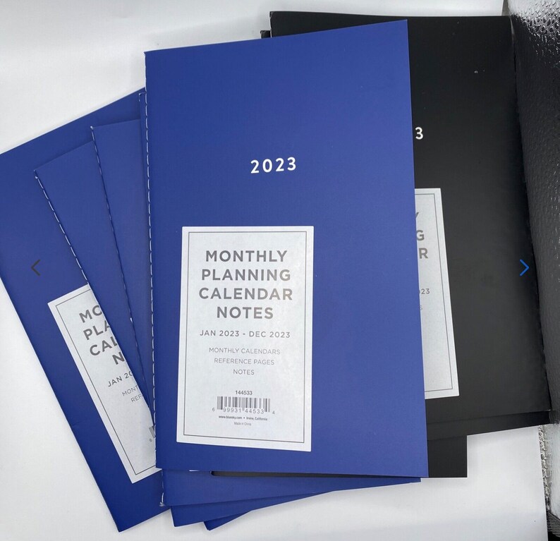 Monthly Planning Calendar Planner Notes Reference Pages 5x8 Etsy