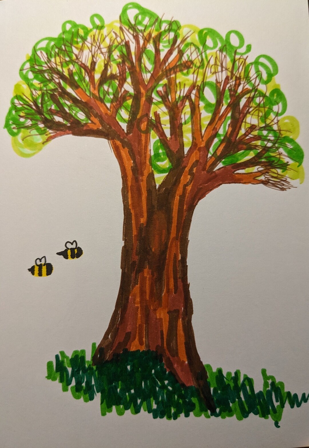 Tree Greeting Card - Etsy