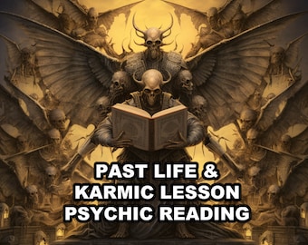 Past Life and Karmic Lesson Psychic Reading Within 48 Hours - Digital text file