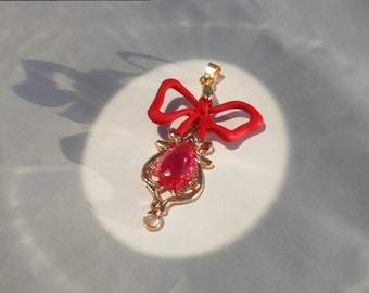 魔法少女まどか magical girl Madoka Magica  Kaname Madoka Derivative Mini Soul Gem Necklace
