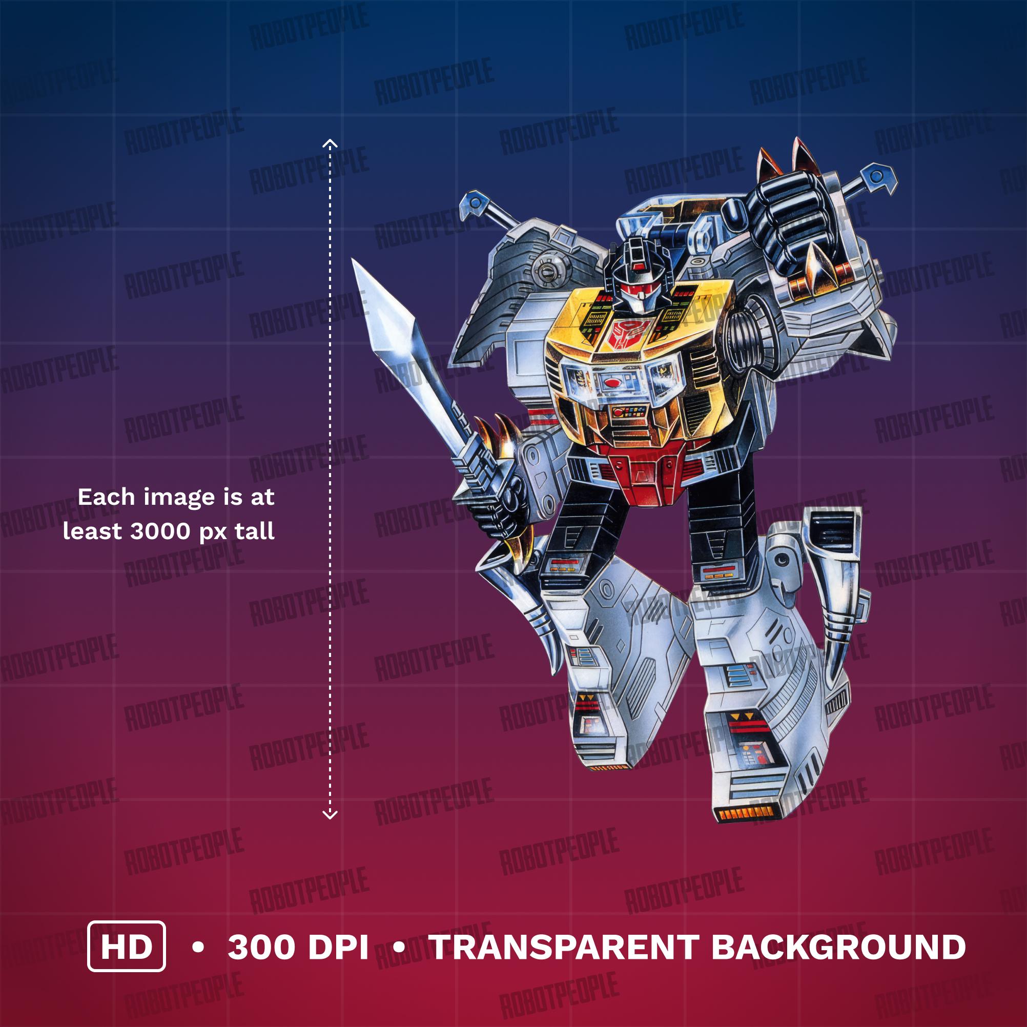トランスフォーマー G1 ダイノボット PNG バンドル: オートボット