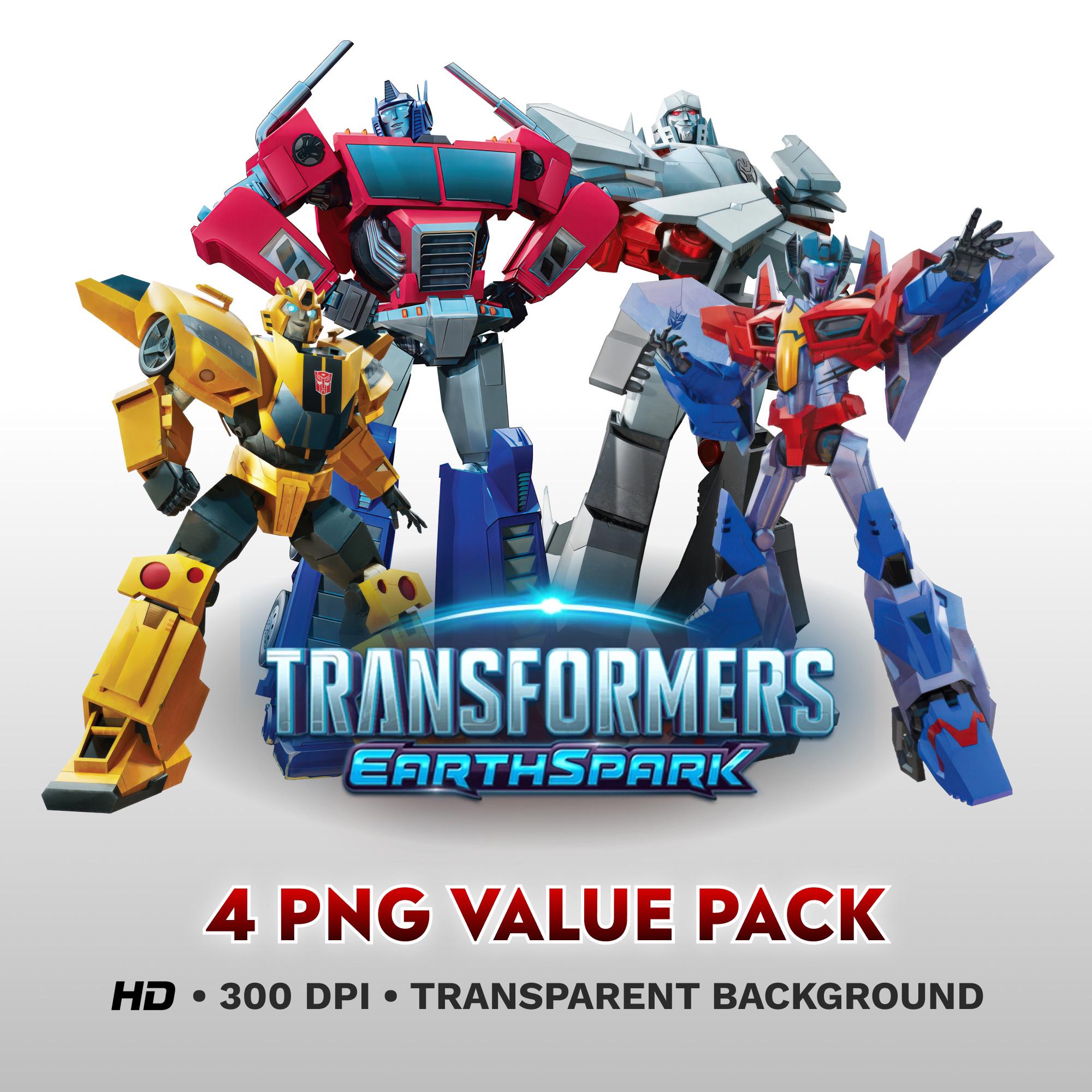 トランスフォーマー アーススパーク PNG バンドル: オプティマス