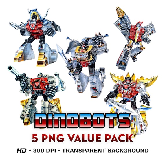 トランスフォーマー G1 ダイノボット PNG バンドル: オートボット