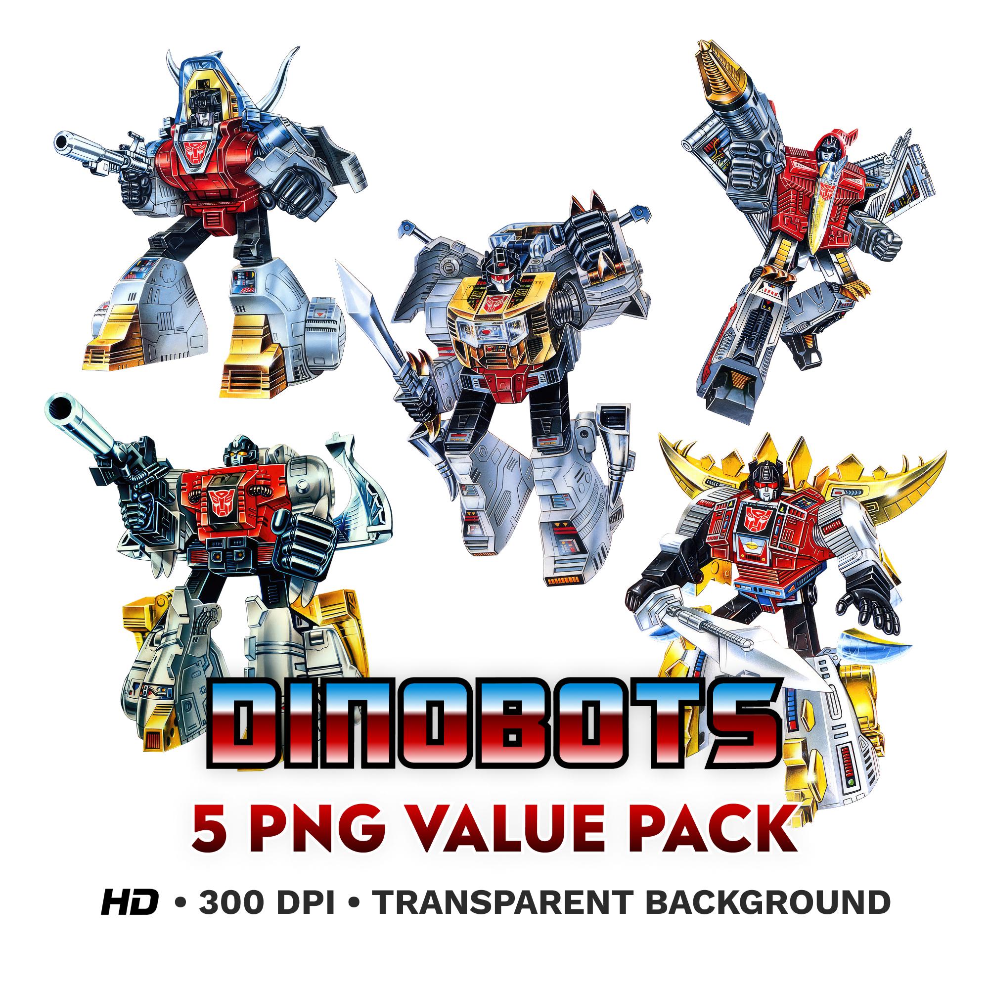 トランスフォーマー G1 ダイノボット PNG バンドル: オートボット