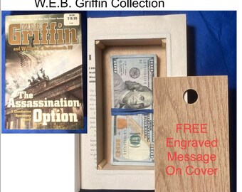W.E.B. Griffin Collection Hollow Book Safe | Secret Stash Box