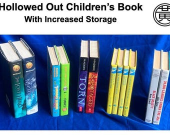 Engraved Children's Secret Book | Hidden Storage Stash Box
