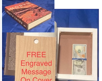FREE optional personalization on Hollowed Out Book|Book Safe|Stash Book|Storage Book|Book with Secret Compartment