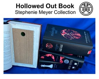 FREE optional personalization on Hollowed Out Books. Stephenie Meyer Collection| Storage Books|Book Safe |Stash Book|Secret Compartment Book