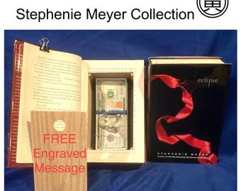 FREE optional personalization on Hollowed Out Books. Stephenie Meyer Collection| Storage Books|Book Safe |Stash Book|Secret Compartment Book