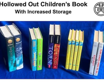 Engraved Children's Secret Book | Hidden Storage Stash Box