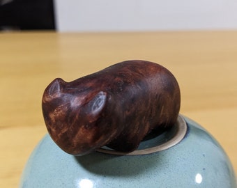 Tasmanian Myrtle burl Wombat