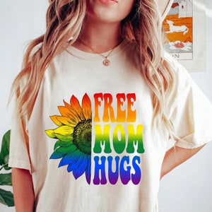 Free Mom Hugs Shirt, Mom Love Shirt, Free Hugs Shirt, LGBT Pride Shirt, LGBT Awareness Tee, LGBT Pride Gift, Pride Month Shirt, Equality Tee
