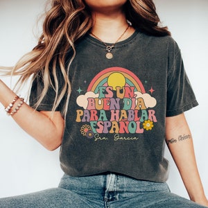 Maestra Rainbow Shirt, Maestra Shirt, Spanish Teacher Shirt, Maestra Bilingue, Bilingual Teacher, Mexican Shirts, Latina Teacher Shirt
