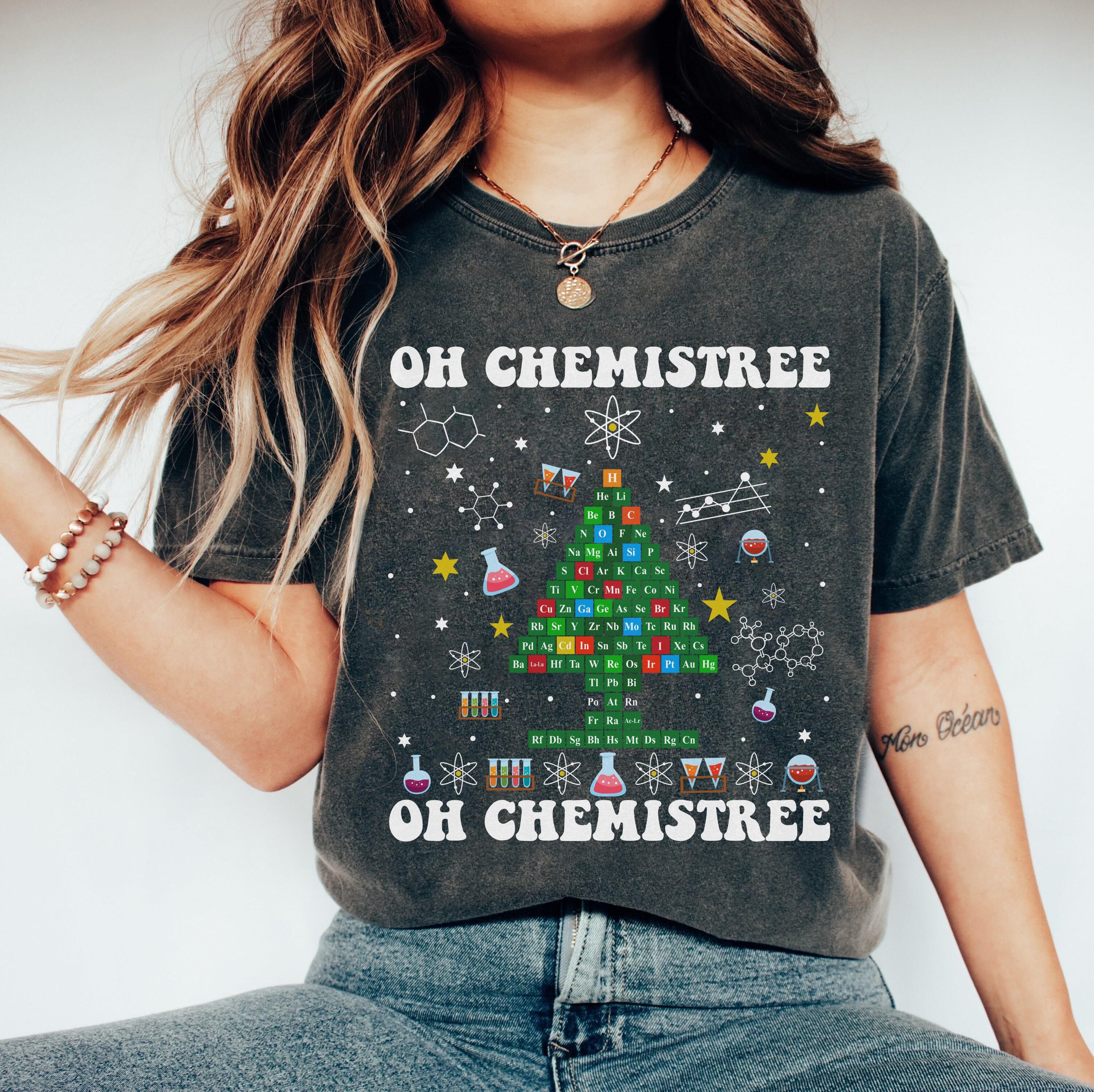 Chemist Tree Tshirt - Etsy, image size:3000x2994
